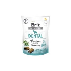 Brit care dog functional snack dental venado para perros