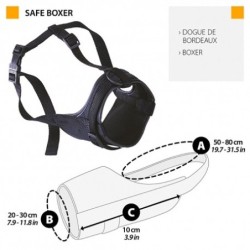 Bozal Nylon Safe raza Boxer para perro Ferplast