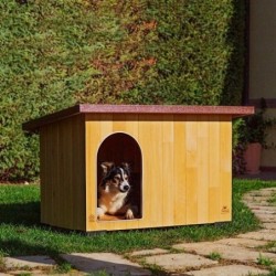 Caseta Exterior para perros Madera Baita Ferplast