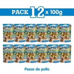 Pesas de pollo 100 g Snack para perros