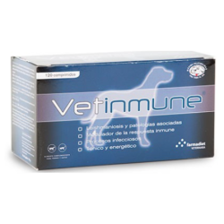 Vetinmune 120 compr. activador inmunológico perros y gatos.