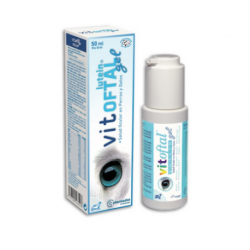 Vitoftal lutein 50 ml gel oral para salud ocular perros y gatos.