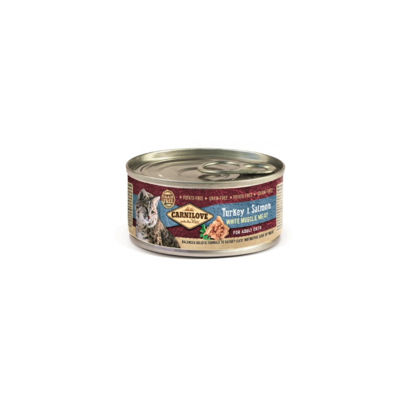 Carnilove Adult Turkey & Salmón Latas Para Gato De Pavo Y Salmón