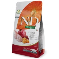 Farmina ND Cat Pumpkin Grain free Codorniz pienso para gatos