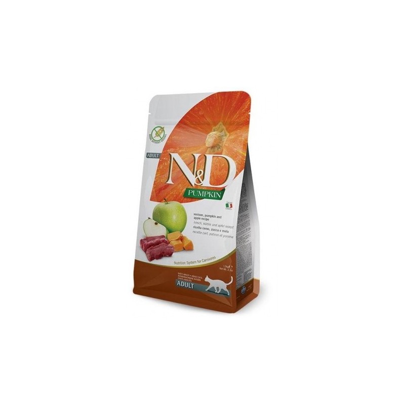 Farmina ND Cat Pumpkin Grain free Venado pienso para gatos