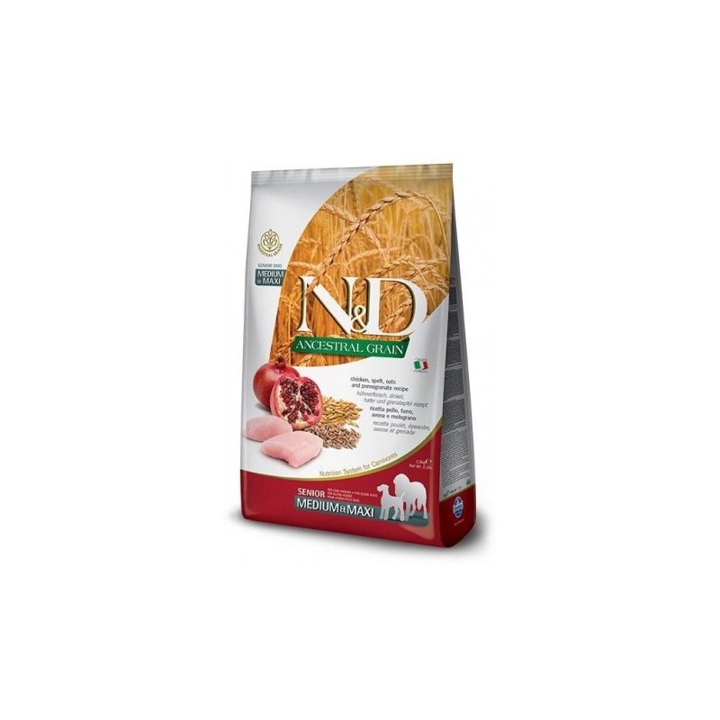 Farmina ND Dog Ancestral Grain Senior Medium Maxi pienso para perros