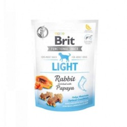 Brit care dog functional snack light conejo para perros