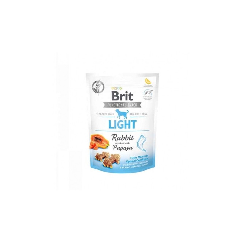 Brit care dog functional snack light conejo para perros