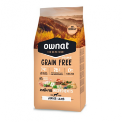 Ownat Prime Grain Free junior cordero pienso para cachorros