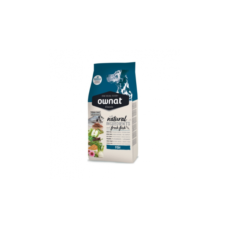 Ownat Classic Fish pienso para perros adultos con pescado. Optima Fish