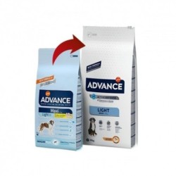 Advance Light Large breed Pollo y Arroz pienso perros de razas grandes