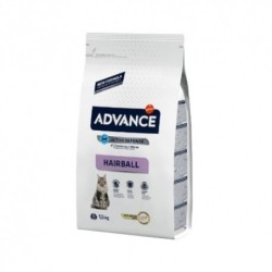 Advance Hairball pavo y arroz pienso para gato