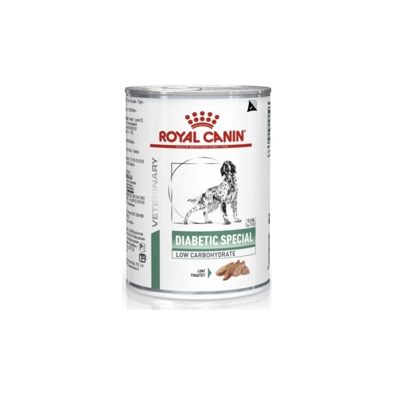 Royal canin diabetic special low carbohydrate dieta para perros lata