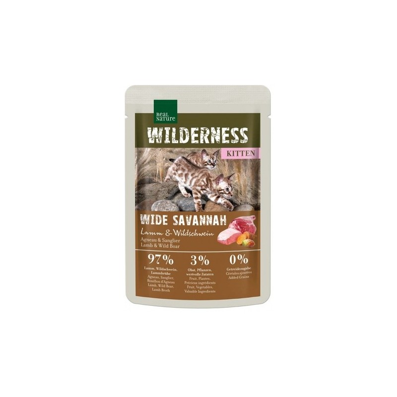 Real Nature Wilderness Para Gatitos Bolsitas Carnes