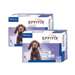 Effitix antiparasitario Pack Ahorro 8 pipetas para perros medianos (10-20kg)