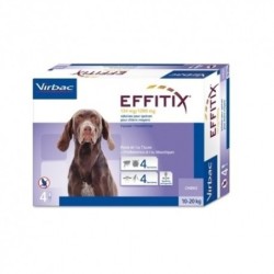 Effitix antiparasitario Pack Ahorro 8 pipetas para perros 10-20kg