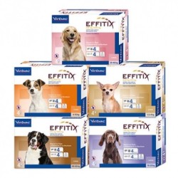 Effitix antiparasitario Pack Ahorro 8 pipetas para perros 10-20kg