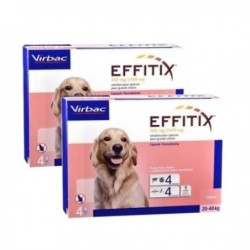 Effitix antiparasitario Pack Ahorro 8 pipetas para perros grandes (20-40kg)