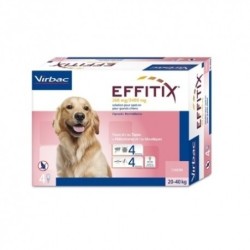 Effitix antiparasitario Pack Ahorro 8 pipetas para perros 20-40kg