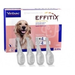 Effitix antiparasitario Pack Ahorro 8 pipetas para perros 20-40kg