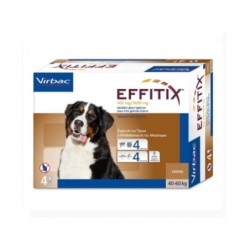 Effitix antiparasitario Pack Ahorro 8 pipetas para perros gigantes (40-60kg)