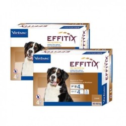 Effitix antiparasitario Pack Ahorro 8 pipetas para perros 40-60kg