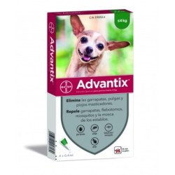 Advantix Pack Ahorro 8 pipetas para perros mini (0-4KG)