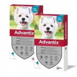 Advantix Pack Ahorro 8 pipetas para para perros pequeños (4-10kg)