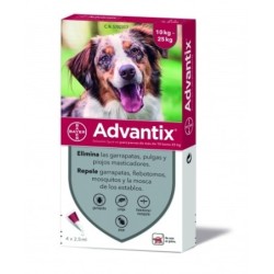 Advantix Pack Ahorro 8 pipetas para perros medianos (10-25kg)