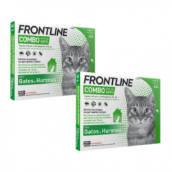 Frontline Combo Gatos y Hurones Pack Ahorro 12 Pipetas