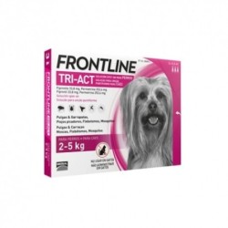 Frontline Tri-Act Pack Ahorro 6 pipetas para perros mini (2-5KG)