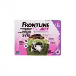 Frontline Tri-Act Pack Ahorro 6 pipetas para perros mini (2-5KG)