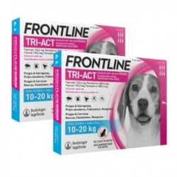 Frontline Tri-Act Pack Ahorro 6 pipetas para perros medianos (10-20KG)