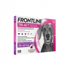 Frontline Tri-Act Pack Ahorro 6 pipetas para perros grandes (20-40KG)