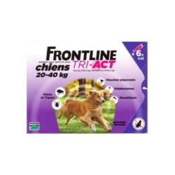 Frontline Tri-Act Pack Ahorro 6 pipetas para perros grandes (20-40KG)