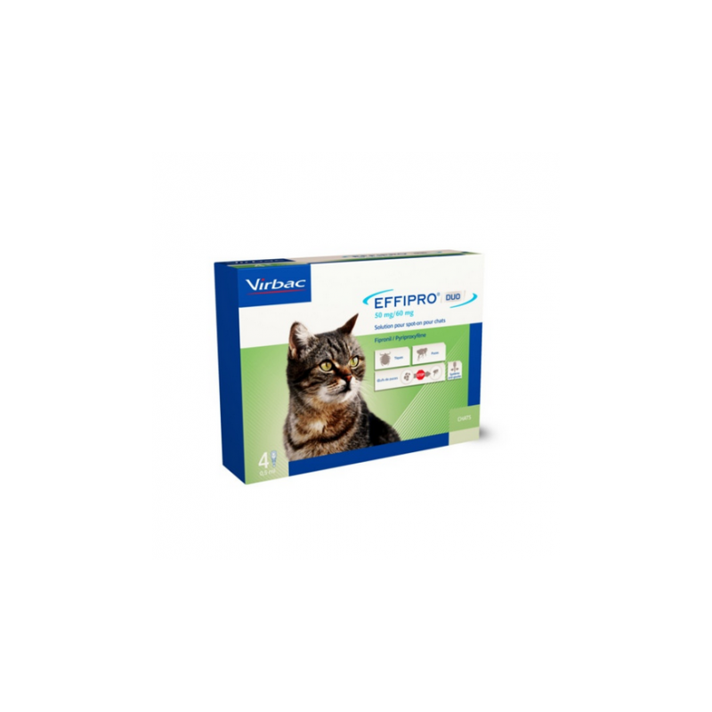 virbac Effipro Duo Gato Pipetas Antiparasitarias