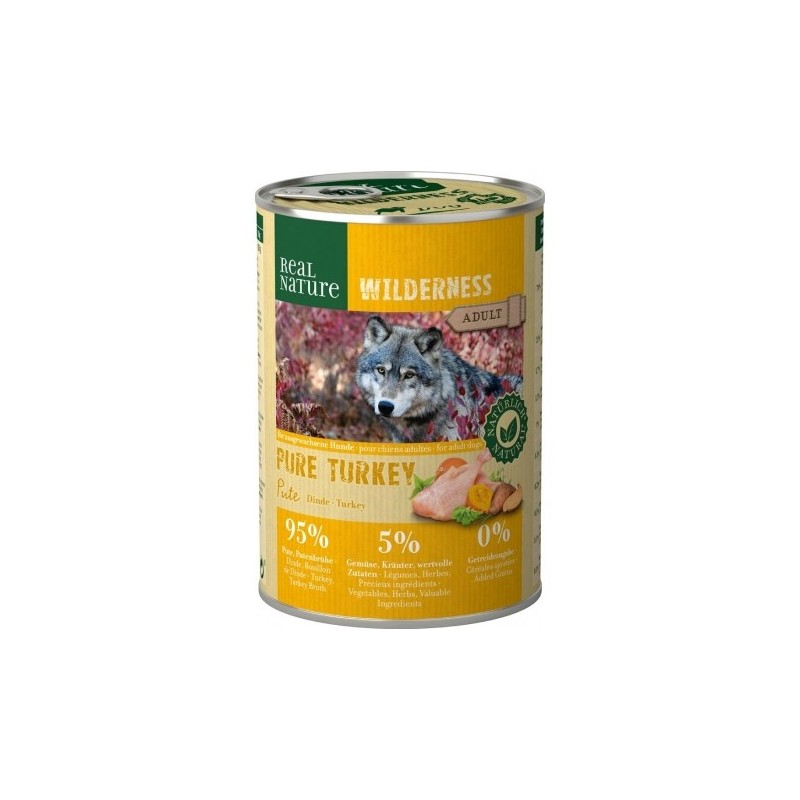 Real Nature Wilderness Latas Perros Adultos Pavo