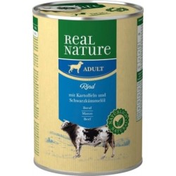 Real Nature Classic Latas Para Perros Adultos Ternera