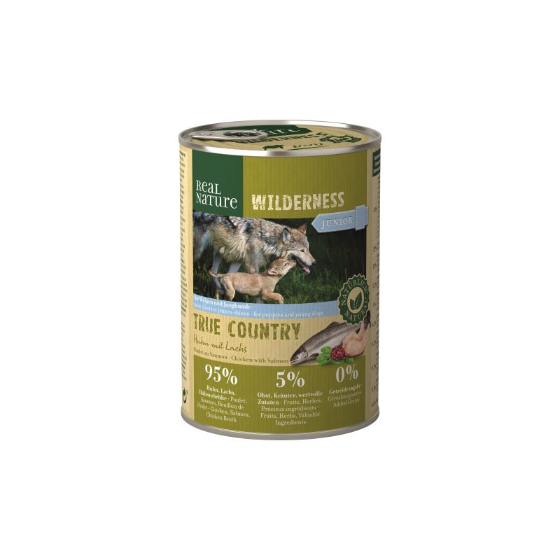 Real Nature Wilderness Latas Para Perros Junior Pollo Pescado