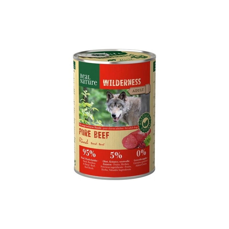 Real Nature Wilderness Latas Perros Adultos Ternera