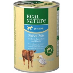 Real Nature Classic Latas Para Perros Junior Pollo Ternera