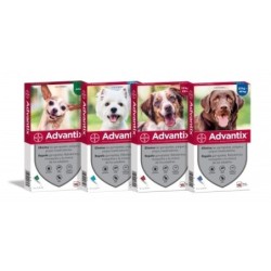 Advantix +25 KG Pipeta Antiparasitaria para perros.