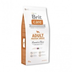 Brit care adult medium breed cordero arroz comida para perros