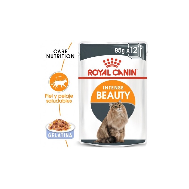 Royal Canin Intense Beauty Pouch ( Jelly ) 85 gr. Comida húmeda.