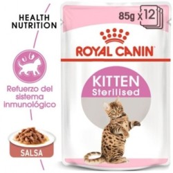 Royal Canin Kitten Sterilised Pouch En Salsa Para Gatito