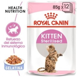 Royal Canin Kitten Sterilised Pouch En Gelatina Para Gatito