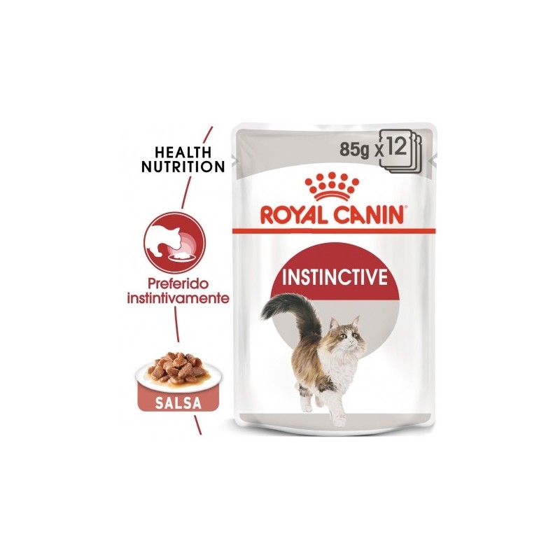 Royal Canin Instinctive (en Salsa) Pouch 85gr. Comida húmeda para gato adulto