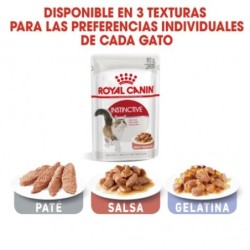 Royal Canin Instinctive (en Salsa) Pouch 85gr. Comida húmeda para gato adulto