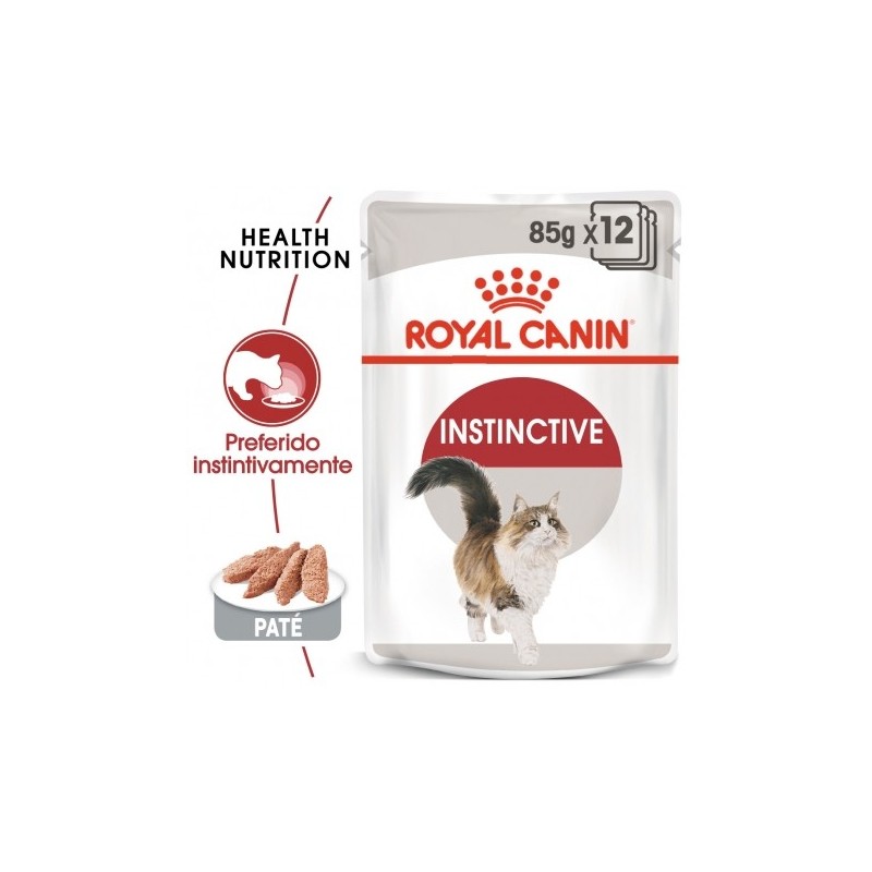 Royal Canin Instinctive (Paté) Pouch 85gr. Alimento húmedo para gato adulto