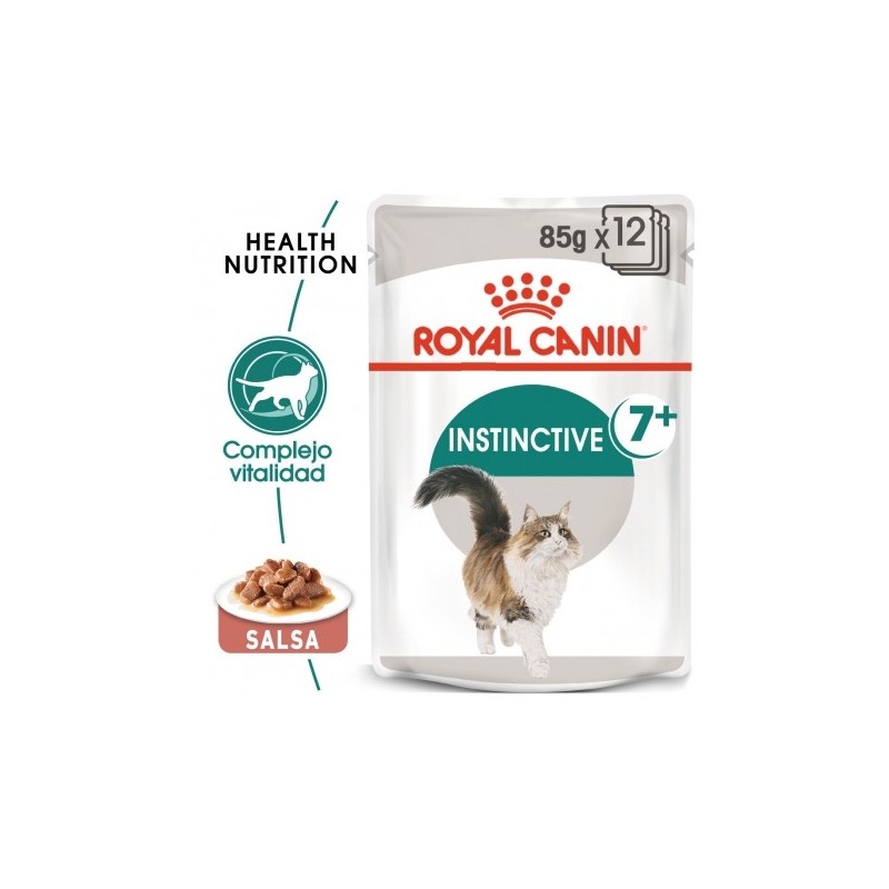 Royal canin Instinctive +7 comida húmeda para gatos sénior